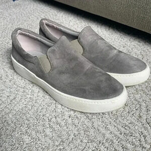 Lulus faux suede slip on sneakers